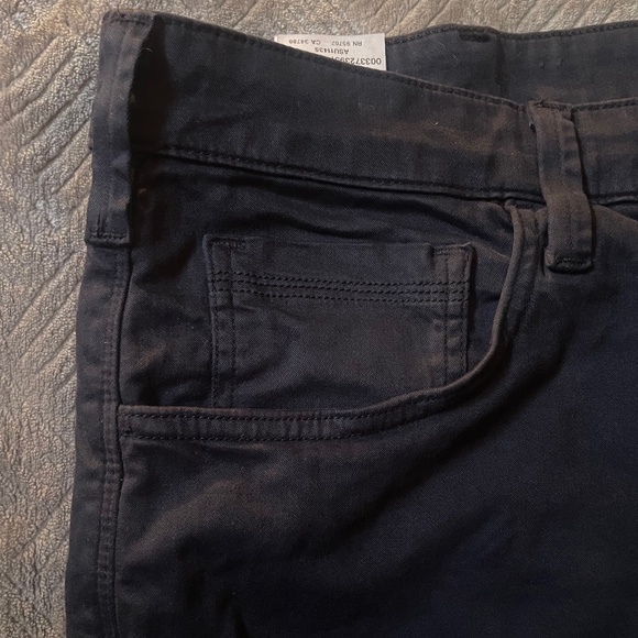 Mavi Men's Matt Relaxed Straight Leg Chino Pants - Black - Size 44x32 - Picture 4 of 7